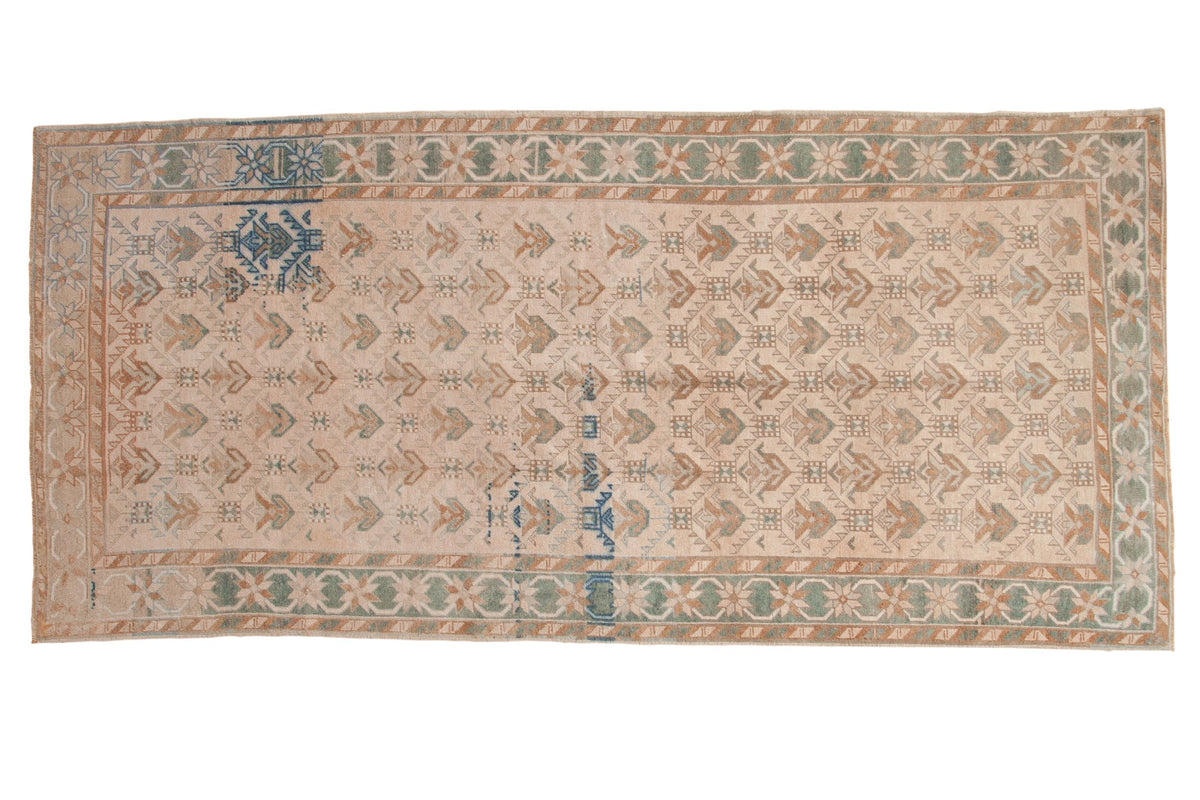5x10.5 Vintage Distressed Oushak Rug Runner by Old New House® - main product image for Resin Society