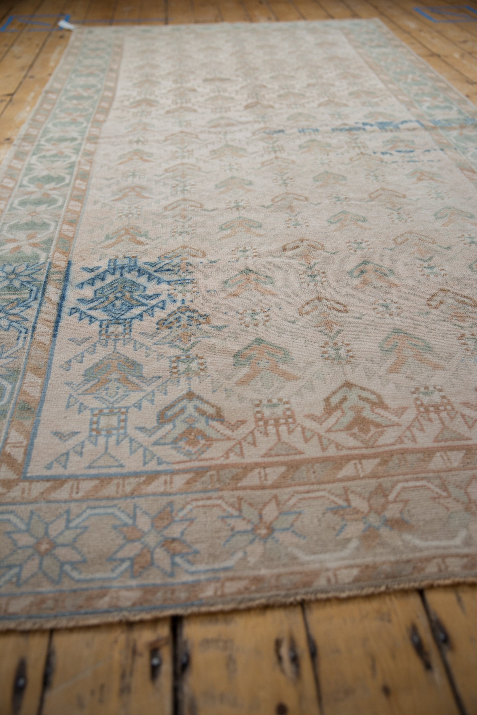 5x10.5 Vintage Distressed Oushak Rug Runner by Old New House® - product image 3 for Resin Society