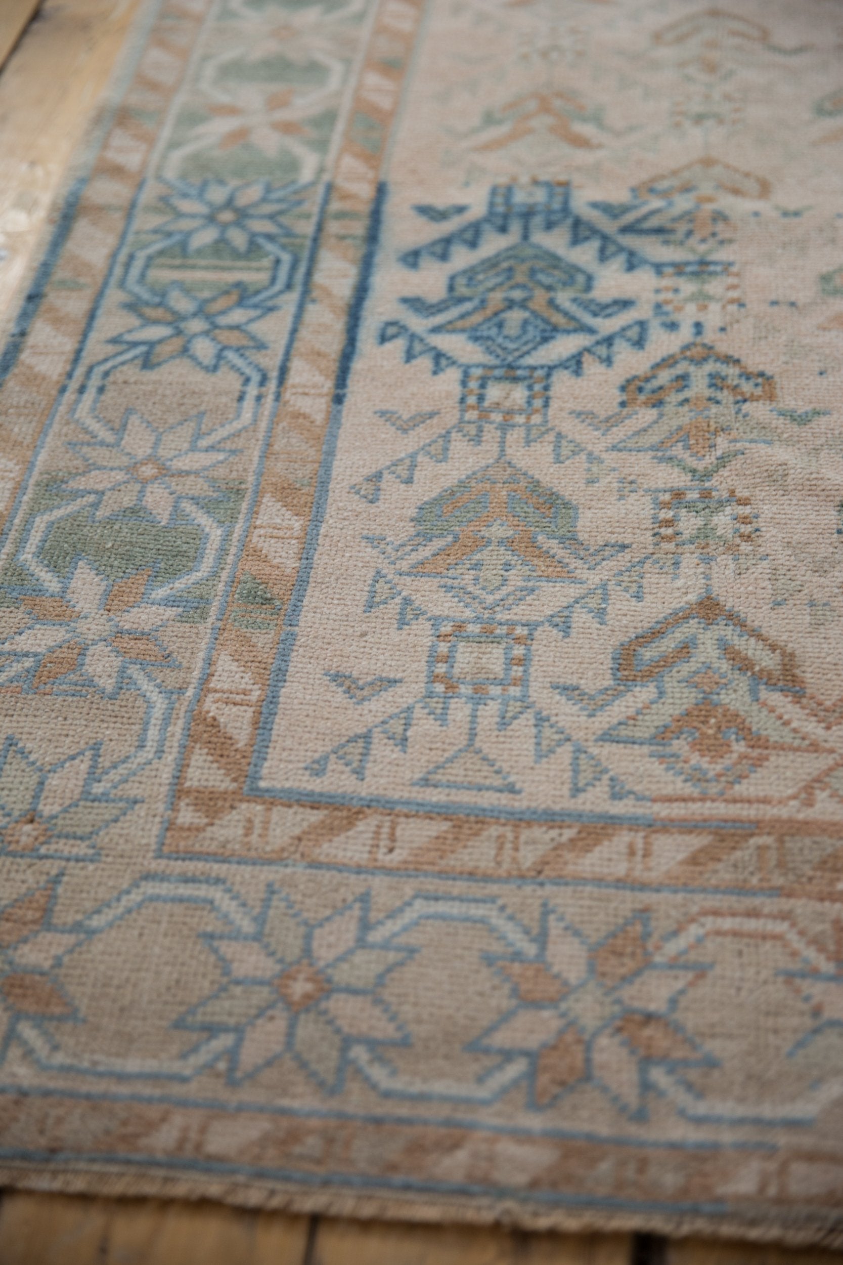 5x10.5 Vintage Distressed Oushak Rug Runner by Old New House® - product image 4 for Resin Society