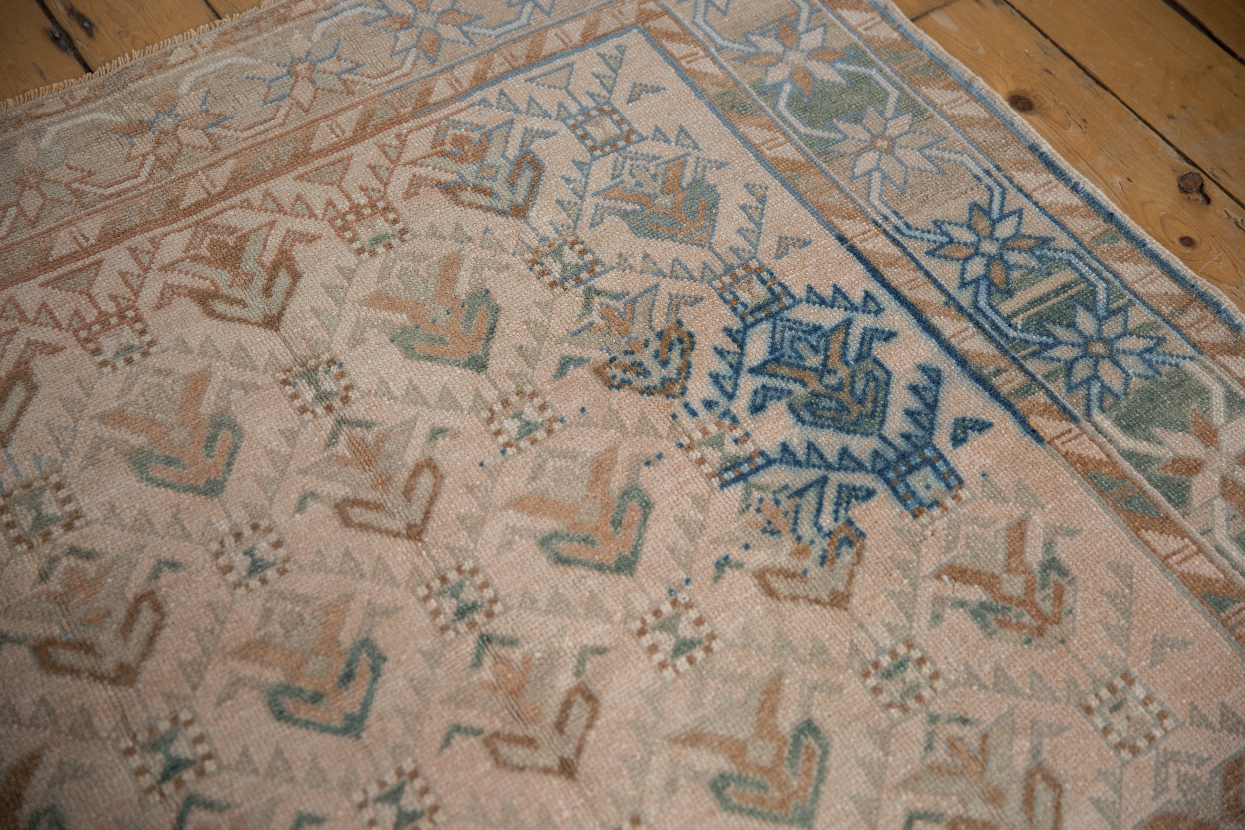 5x10.5 Vintage Distressed Oushak Rug Runner by Old New House® - product image 10 for Resin Society