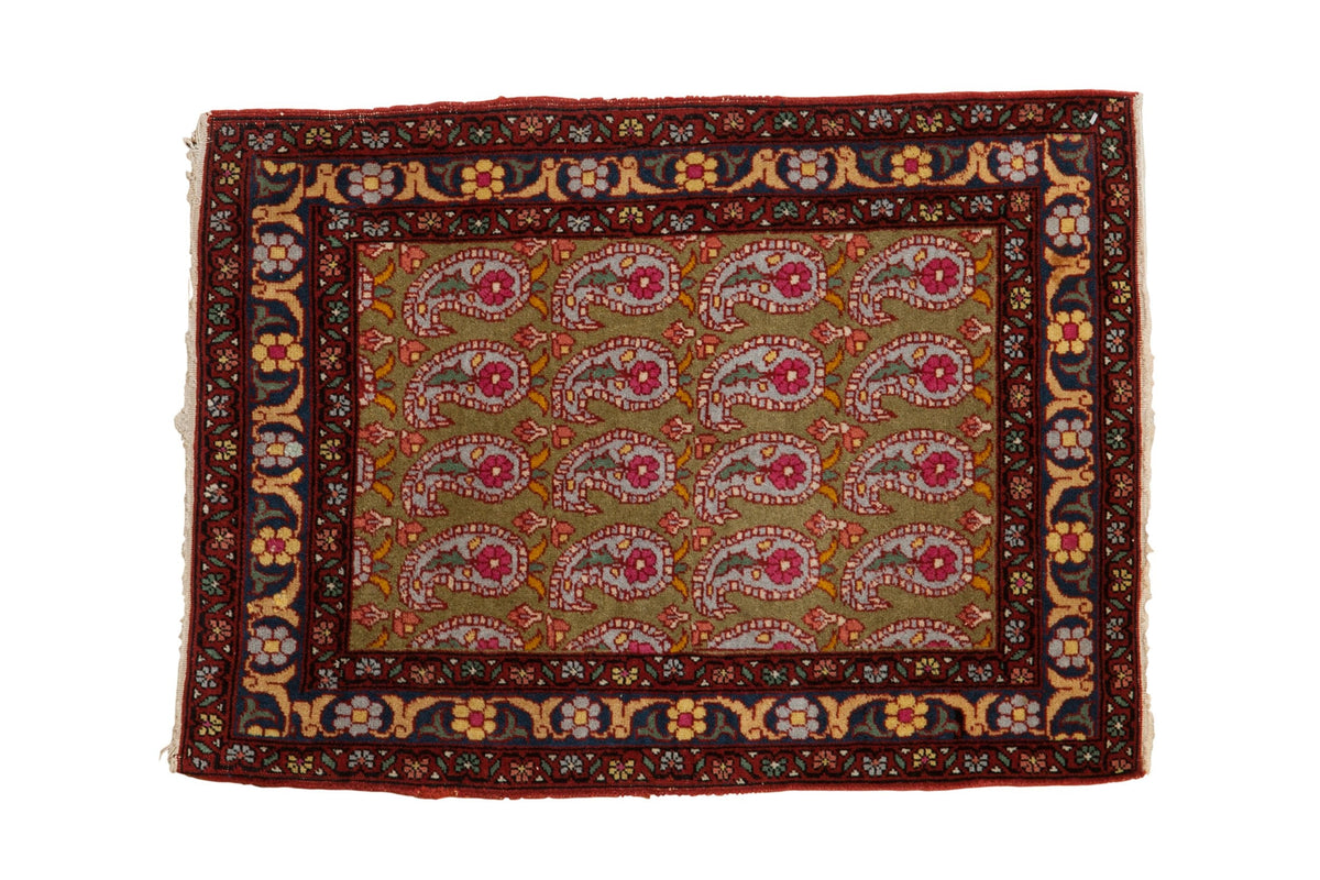2x3 Vintage Farahan Sarouk Rug Mat by Old New House® - main product image for Resin Society