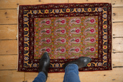 2x3 Vintage Farahan Sarouk Rug Mat by Old New House® - product image 2 for Resin Society