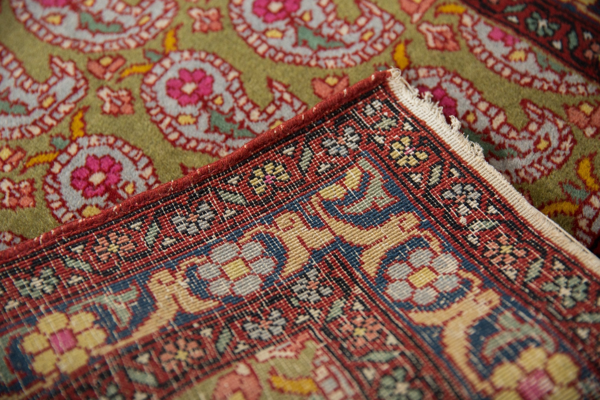 2x3 Vintage Farahan Sarouk Rug Mat by Old New House® - product image 8 for Resin Society