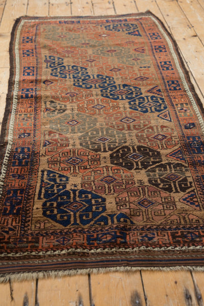 3x6 Antique Belouch Rug Runner by Old New House® - product image 3 for Resin Society