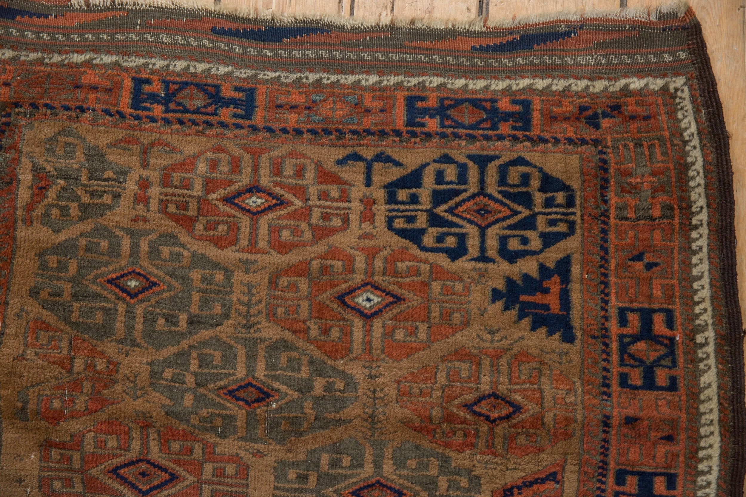 3x6 Antique Belouch Rug Runner by Old New House® - product image 5 for Resin Society