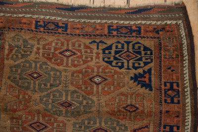 3x6 Antique Belouch Rug Runner by Old New House® - product image 5 for Resin Society