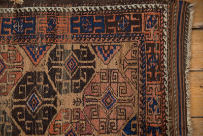 3x6 Antique Belouch Rug Runner by Old New House® - product image 9 for Resin Society
