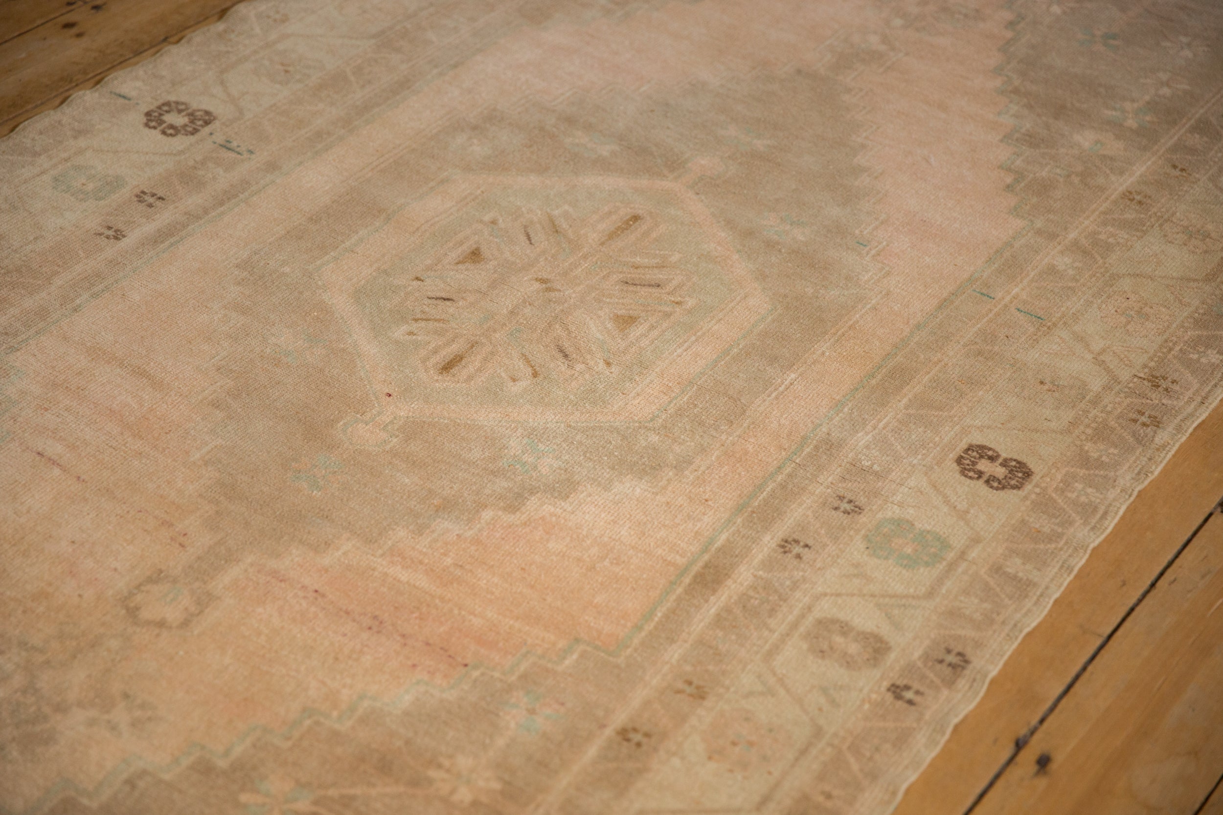 4x9 Vintage Distressed Oushak Rug Runner by Old New House® - product image 7 for Resin Society