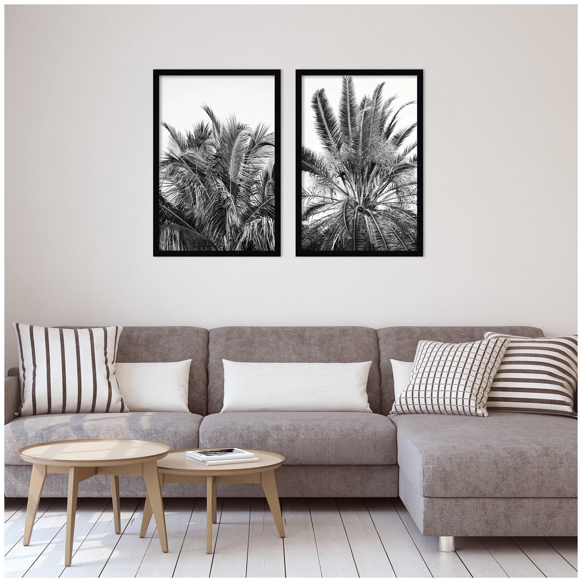 Palm No.
13 & 15 2 Piece Framed Wall Art Print Set by Alicia Bock