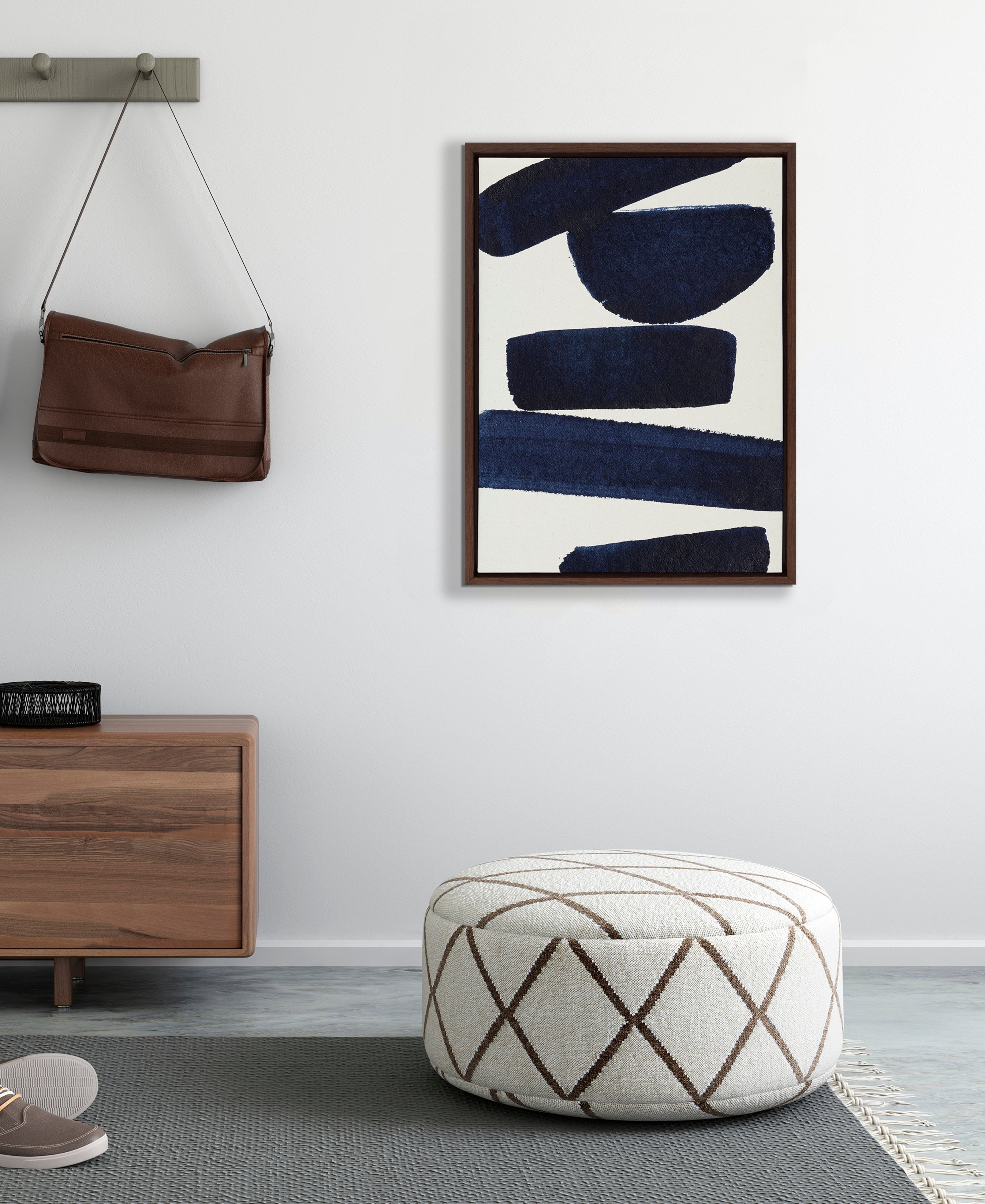 Sylvie Japandi 26 Framed Canvas by Rocket Jack by kateandlaurel - product image 8 for Resin Society