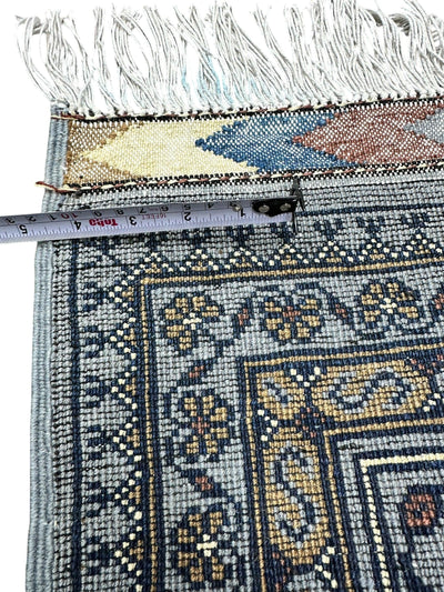 Hand-Knotted Zerkhaki Afghan Wool Area Rug – 6'11" x 10'3" by Rugistan - product image 7 for Resin Society