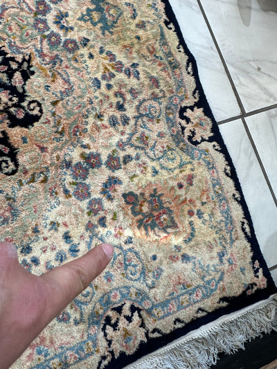 Palace-Size Vintage Royal Kirman Wool Rug – 9’9” x 17’2” – Hand-Knotted by Rugistan - product image 3 for Resin Society