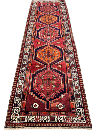 Vintage Persian Sarab Wool Runner Rug 3’4 x 10’7” by Rugistan - product image 2 for Resin Society