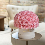 Classic Beige Suede Superdome Box by The Million Roses - product image 5 for Resin Society