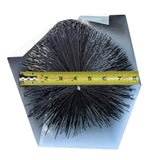 8 Inch Gutter Guards – Industrial Brush Gutter Guard (8.0" Dia) – by GutterBrush Gutter Guards - product image 3 for Resin Society