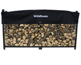 Woodhaven Standard Firewood Rack Seasoning Cover in various sizes