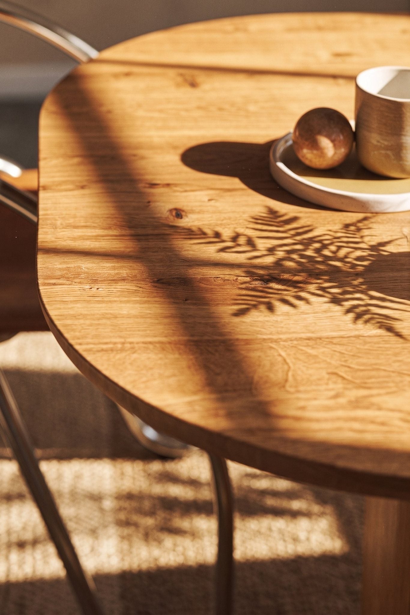 Oval Solid Wood Dining Table by Gizz - product image 11 for Resin Society