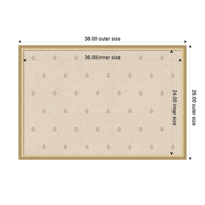 Pinboard Beige Botanical Block Print
