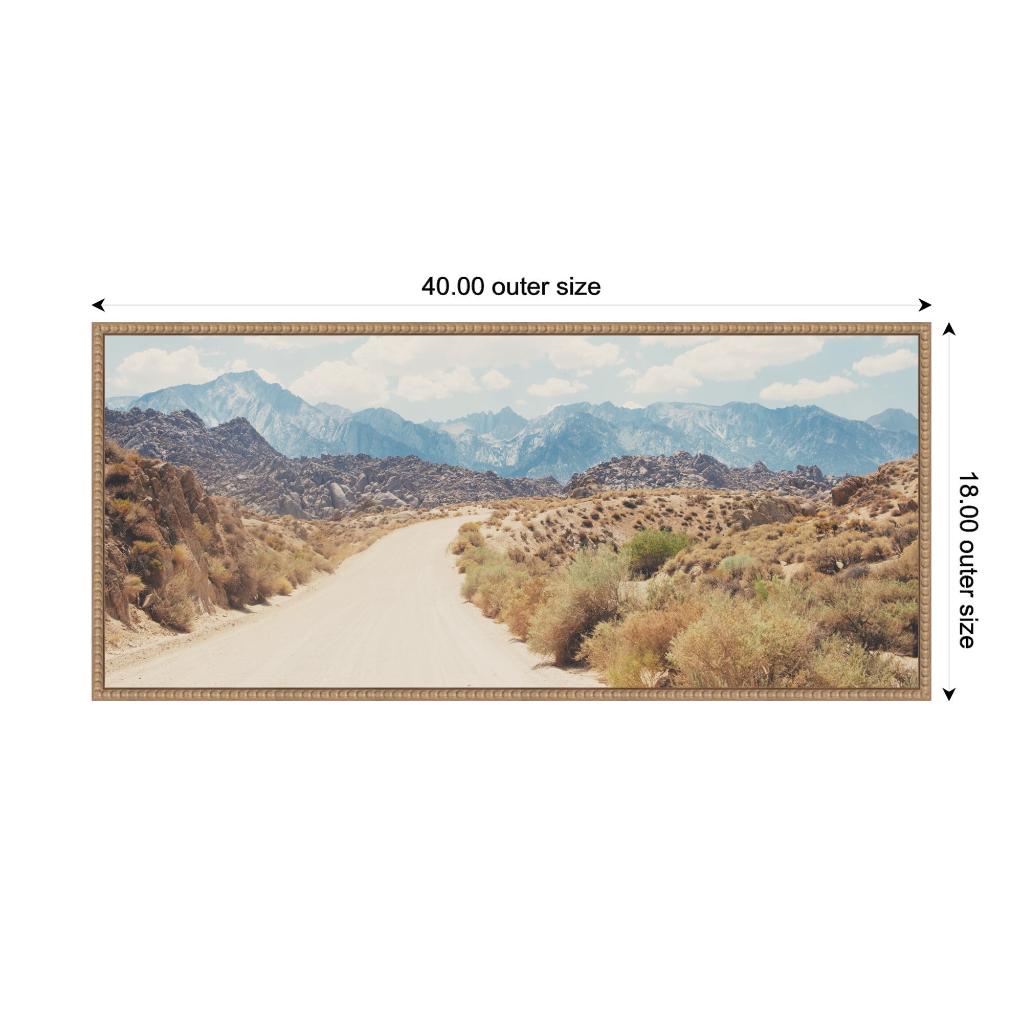 Alabama Hills California by Laura Evans Framed Canvas Wall Art Print