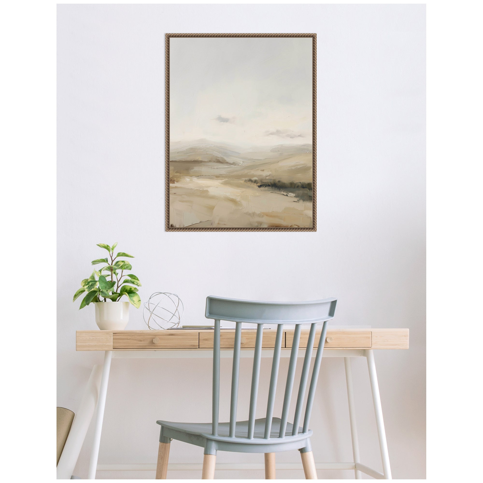 Fading Fields I by Amy Lighthall Framed Canvas Wall Art Print