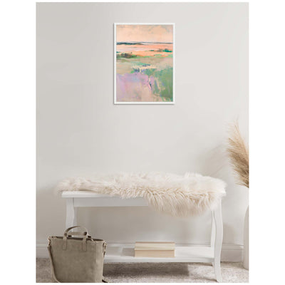 Sylvie Pastel Horizon II Framed Canvas