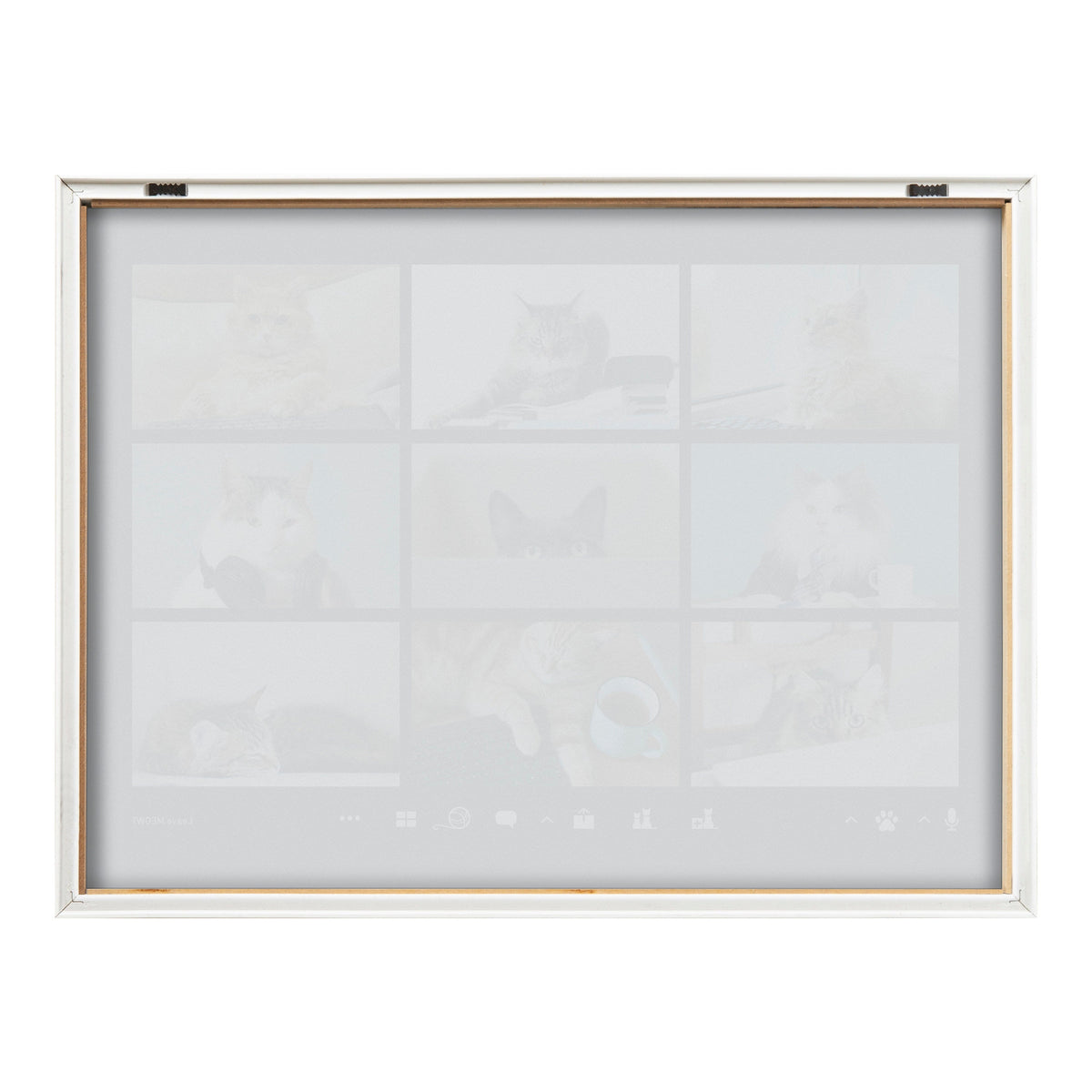Blake Video Chat Cats Framed Printed Glass by The Creative Bunch Studio by kateandlaurel - product image 4 for Resin Society