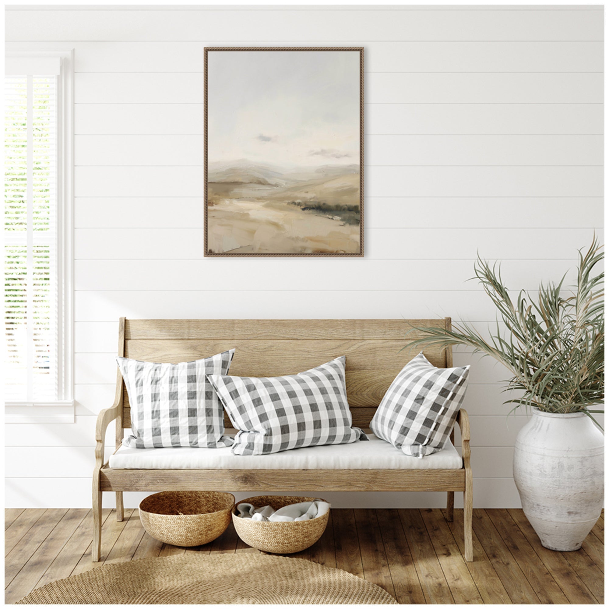 Fading Fields I by Amy Lighthall Framed Canvas Wall Art Print