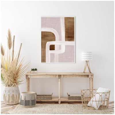 Sylvie Rhythmic Lines ll Framed Canvas by Nikita Jariwala