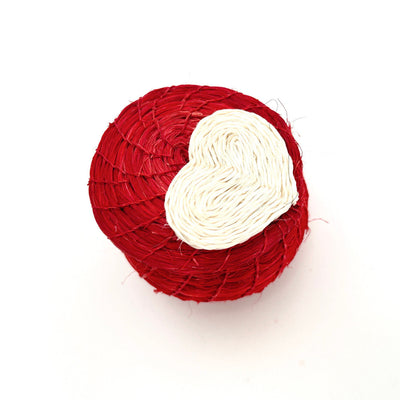 Red Tiny Basket with Love Heart by Mbare Ltd - product image 3 for Resin Society