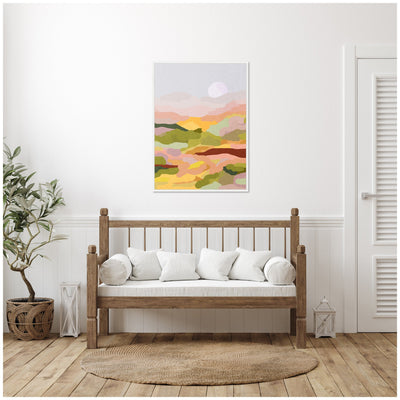 Sylvie Beautiful Landscape Framed Canvas by July Art Prints