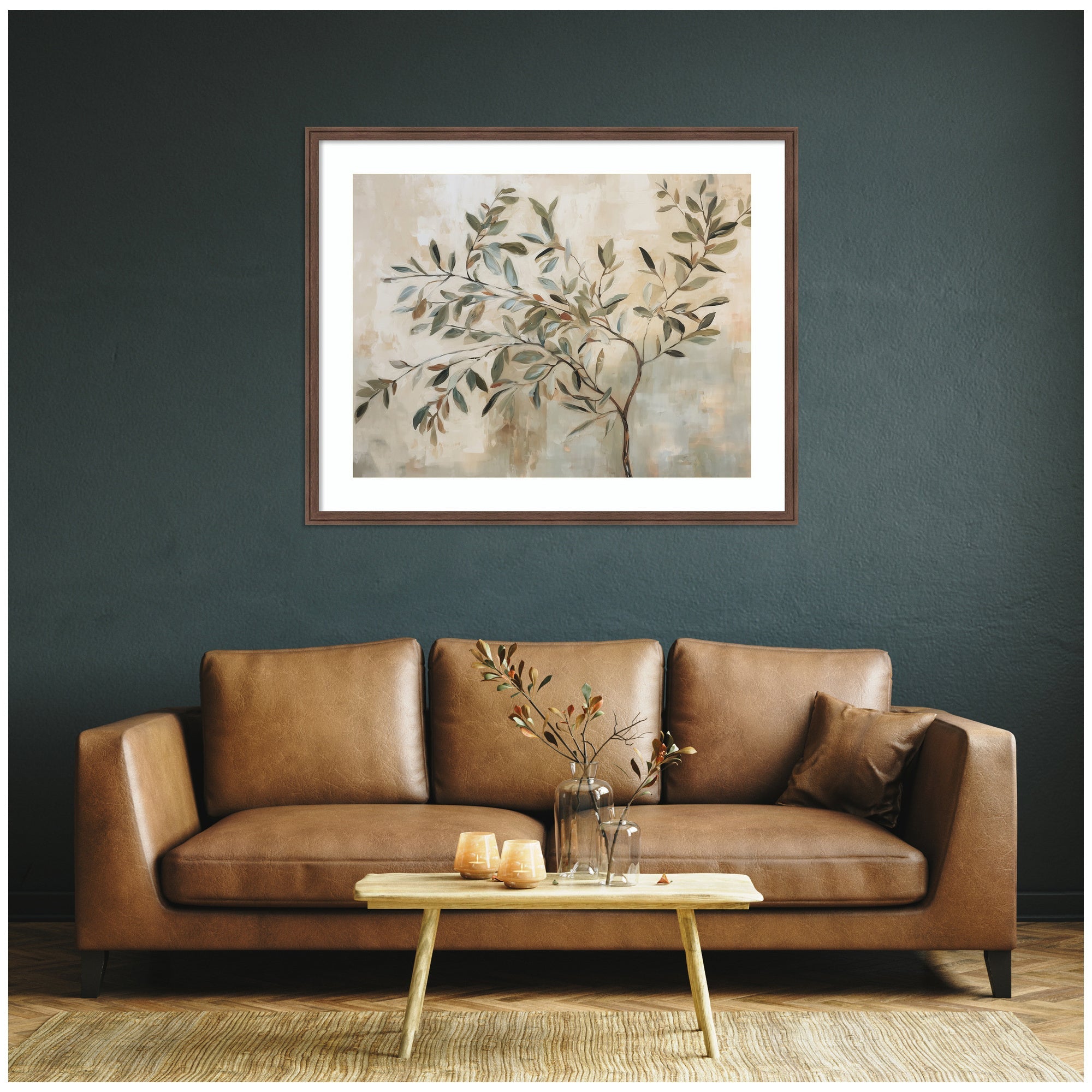 Olive Tree Abstract No.
31 by The Creative Bunch Studio Framed Wall Art Print