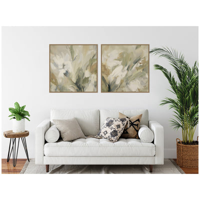 Olive Bloom No.
3 & No.
2 2 Piece Framed Canvas Wall Art Set by Amy Lighthall