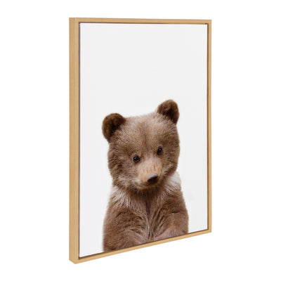 Sylvie Baby Bear Framed Canvas by Amy Peterson by kateandlaurel - product image 19 for Resin Society