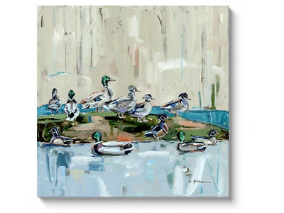 "Mound Party" on canvas by Chelsea McShane Art - product image 2 for Resin Society