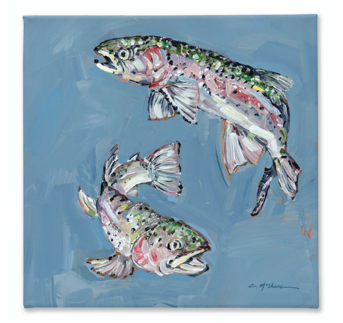 "The Rod Fathers" on canvas by Chelsea McShane Art - main product image for Resin Society