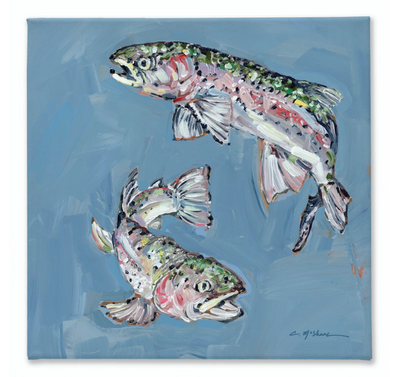 "The Rod Fathers" on canvas by Chelsea McShane Art - main product image for Resin Society