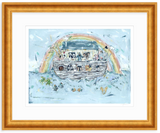 Noah's ark I Nursery Fine Art Print