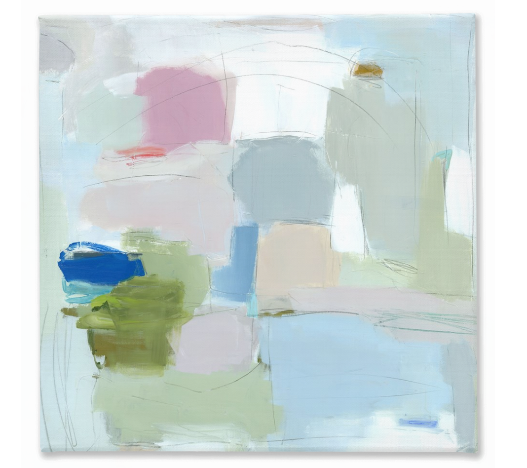 "New Beginnings" canvas by Chelsea McShane Art - main product image for Resin Society