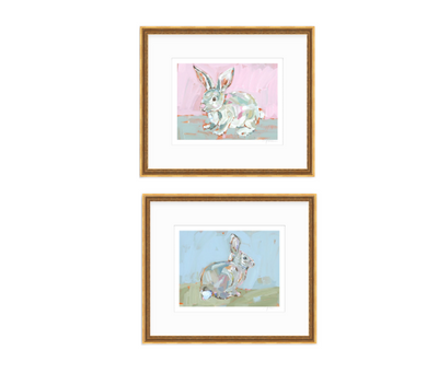Bunny Hunnies Fine Art Print by Chelsea McShane Art