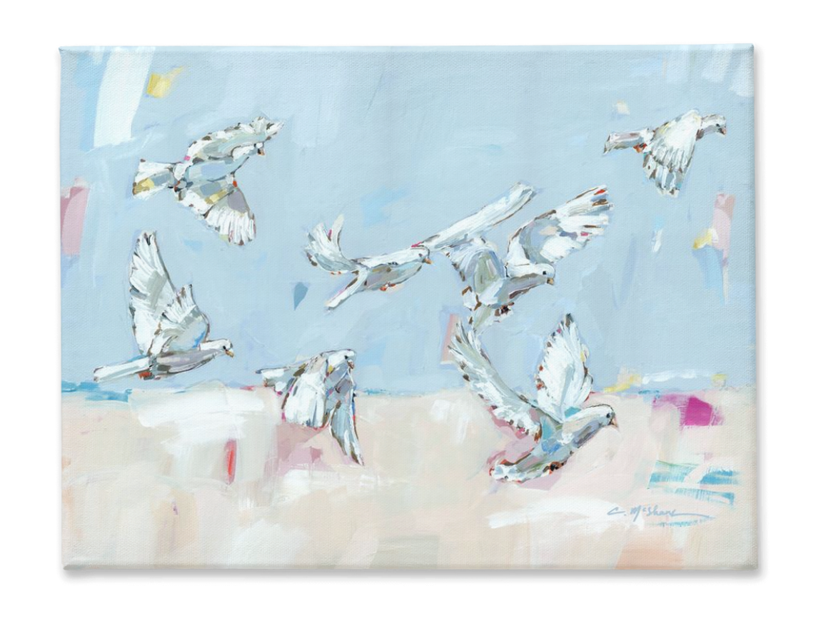 "Peace On Earth II" on canvas by Chelsea McShane Art - product image 3 for Resin Society