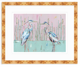 Follow Your Path Blue Herons Fine Art Print