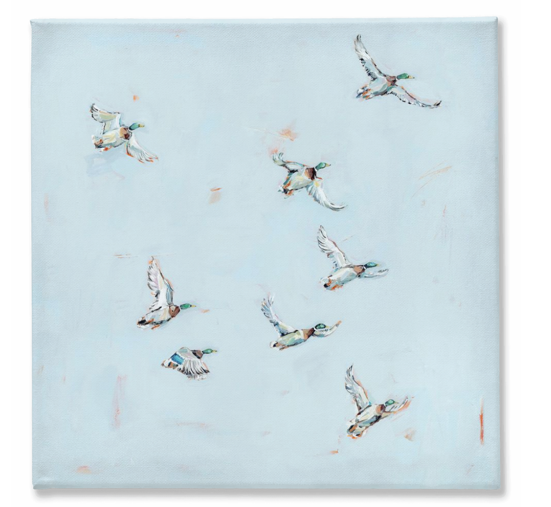 "Free Flying" on canvas by Chelsea McShane Art - main product image for Resin Society