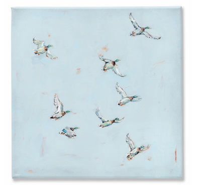 "Free Flying" on canvas by Chelsea McShane Art - main product image for Resin Society