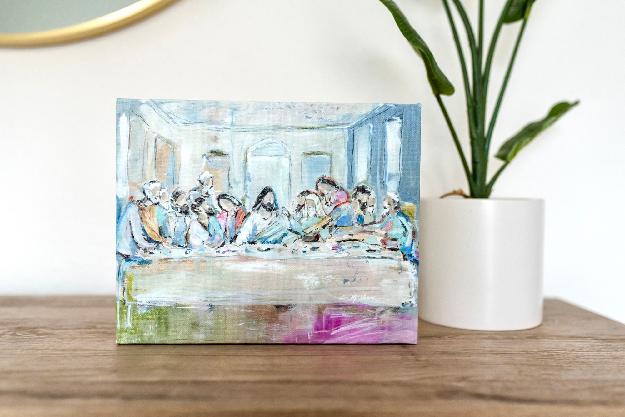 "Legacy Meal II" on canvas by Chelsea McShane Art - product image 5 for Resin Society