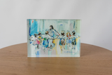 "Dancing with Jesus" Acrylic Tabletop Art