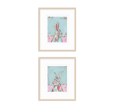 Bunny Girl Fine Art Print by Chelsea McShane Art