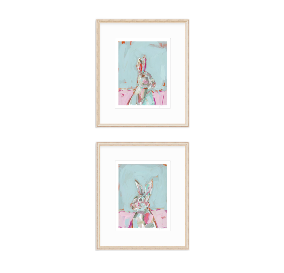 Bunny Girl Fine Art Print by Chelsea McShane Art