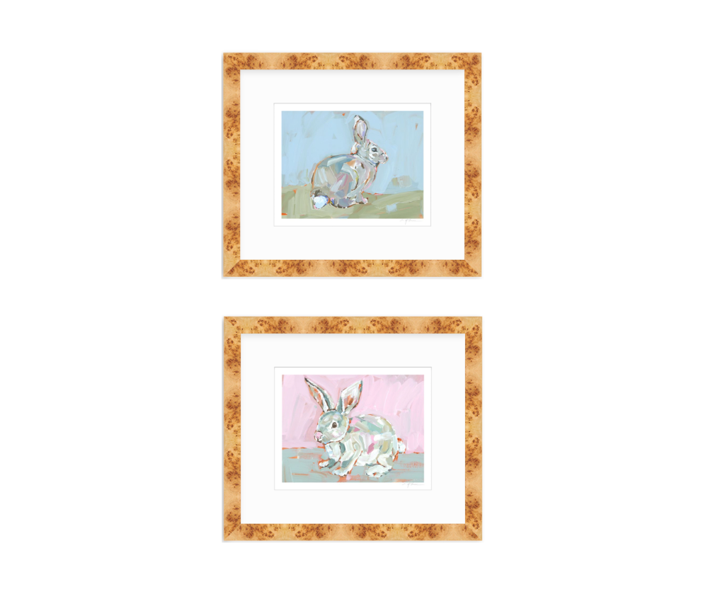 Bunny Hunnies Fine Art Print by Chelsea McShane Art