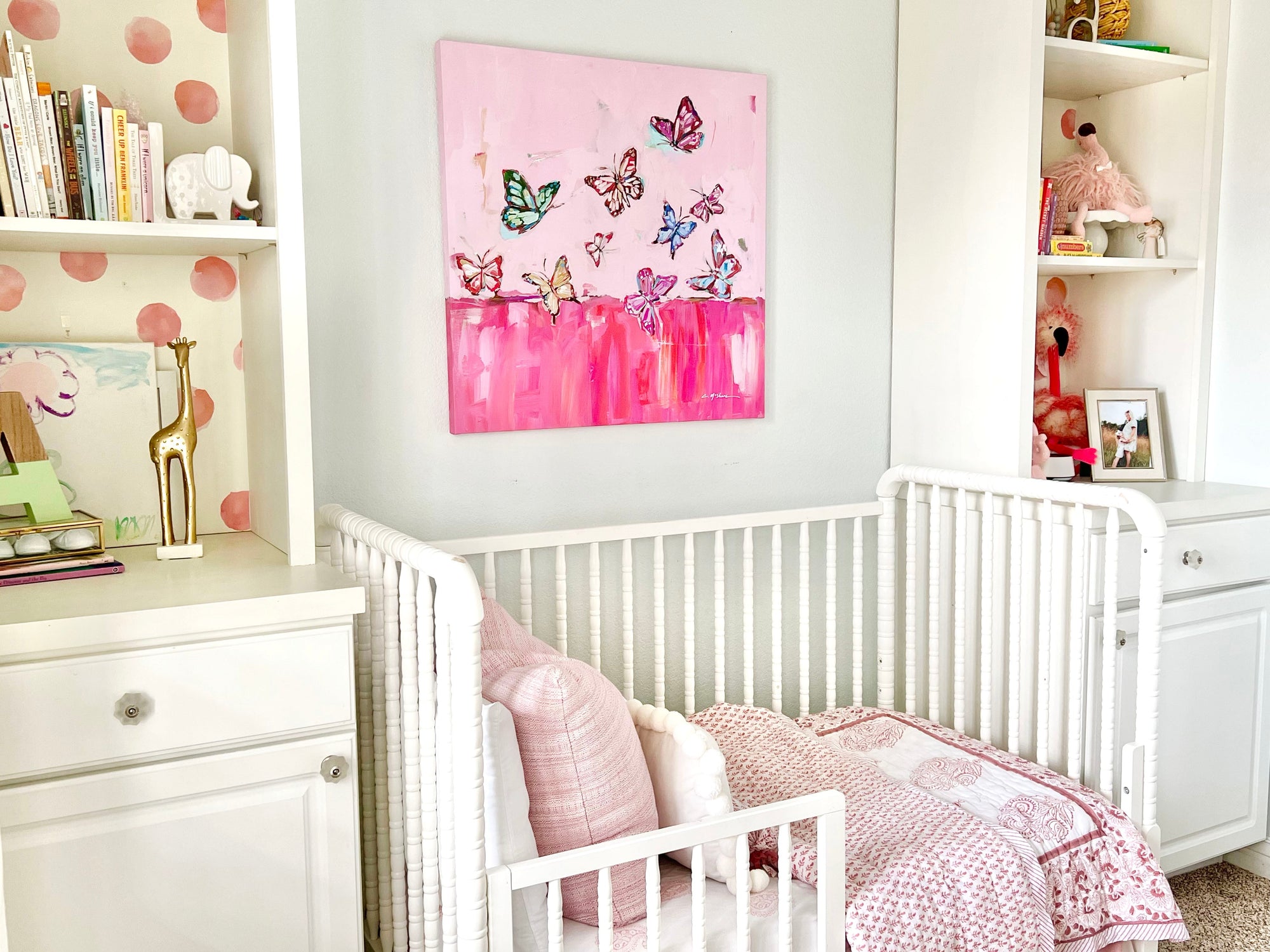 "Butterfly Wishes" on canvas by Chelsea McShane Art - product image 5 for Resin Society