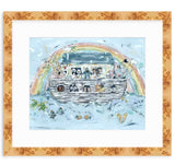 Noah's ark I Nursery Fine Art Print